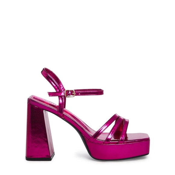 BABY IT'S YOU PLATFORM SANDALS- PINK - Picture 4 of 4